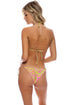 Luli Fama Born To Be Wild Wavy Ruched Back Tie Side Bottom